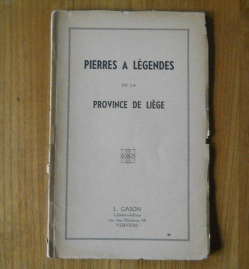Pierres à légendes de la province de Liège (L. Gason), Livres, Histoire nationale, Enlèvement ou Envoi