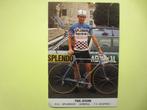 wielerkaart 1980 team splendor paul jesson  signe, Comme neuf, Envoi