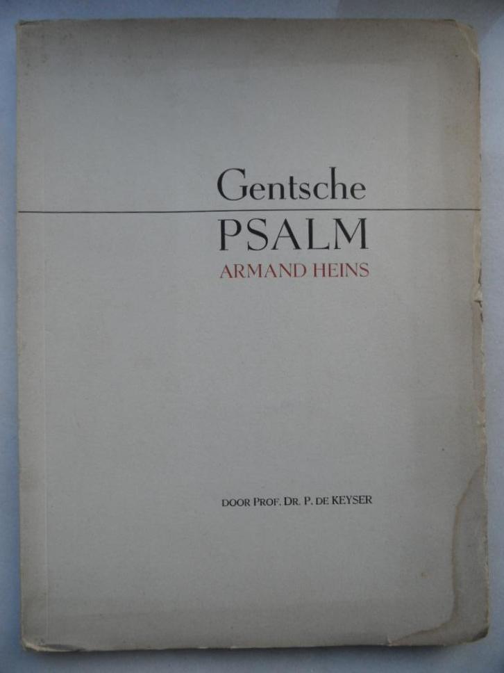Gentsche Psalm Armand Heins (1941), Livres, Histoire & Politique, Utilisé, 20e siècle ou après, Enlèvement ou Envoi