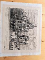Stadhuis Mechelen, Antiek en Kunst, Kunst | Etsen en Gravures, Ophalen of Verzenden