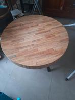 Table basse salon bois  lattes, Maison & Meubles, Enlèvement, Utilisé