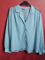 M174. Chemisier manches longues pour dame de taille 50, Blauw, Maat 46/48 (XL) of groter, Ophalen of Verzenden, Zo goed als nieuw