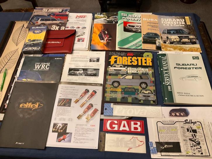Subaru Forester S-Turbo info en boeken, Auto diversen, Auto-accessoires, Zo goed als nieuw, Ophalen of Verzenden
