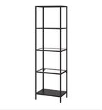 Étagère Ikea Vittsjo noire 51x175 cm, Enlèvement, Utilisé