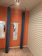 Inox buizen en haken voor lamellenwand. Zo goed als nieuw., Ophalen