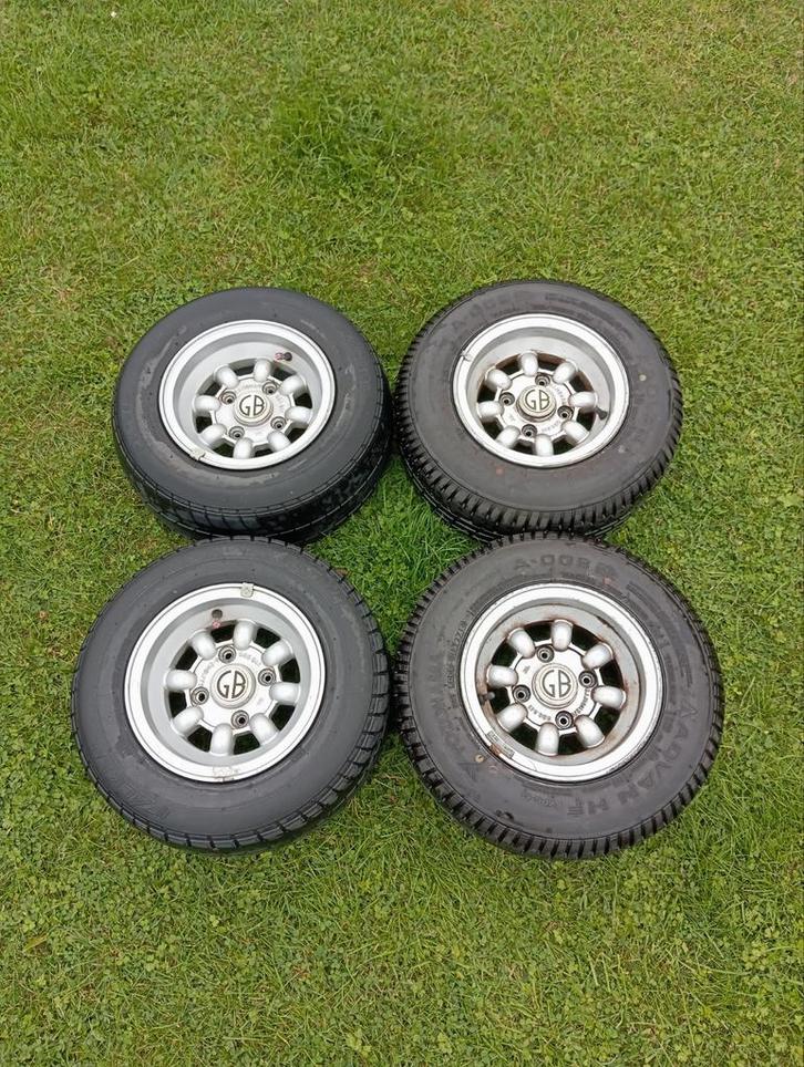 Originele 10" GB Alloys voor de Classic Mini. 6J breed!!, Auto's, Austin, Particulier, Ophalen