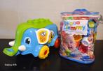 CLEMENTONI BUMBA OLIFANT AUTO MET ZACHTE BOUWBLOKKEN, Kinderen en Baby's, Speelgoed | Educatief en Creatief, Ophalen, Zo goed als nieuw