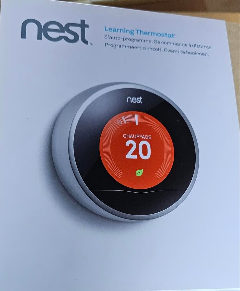 Nest learning thermostat 2ème génération, Bricolage & Construction, Thermostats, Enlèvement ou Envoi