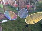 3 chaises "acapulco", Tuin en Terras, Tuinstoelen, Zo goed als nieuw, Plastic