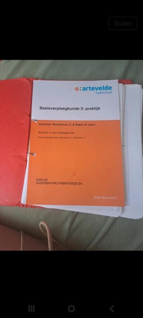 Boeken artvelde verpleegkunde, Boeken, Schoolboeken, Zo goed als nieuw, Overige niveaus, Ophalen of Verzenden