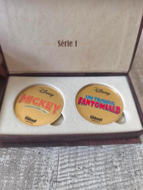 2 médailles Disney Glénat série 1, Verzamelen, Disney, Nieuw, Ophalen