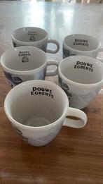 Douwe Egberts koffie mokken 5 stuks zoals nieuwGrijs/Blauw, Ophalen, Zo goed als nieuw