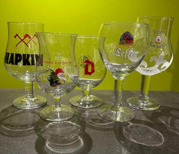 Bier glazen - bierglazen - bierglas - glas  beschikbaar voor biedingen