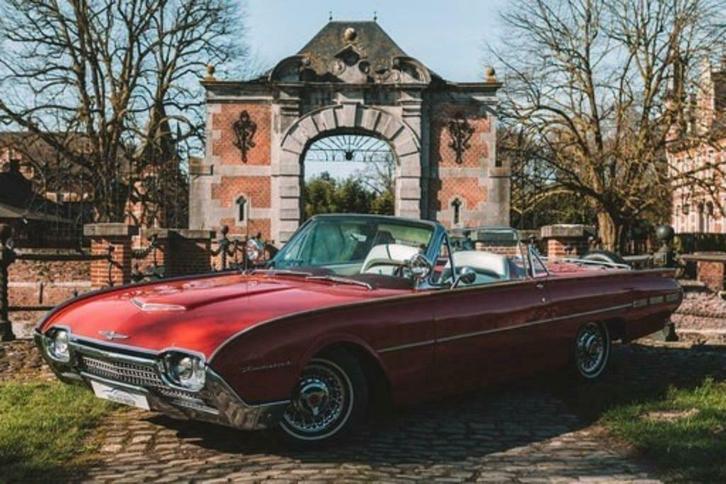 Ford Thunderbird (T-Bird) roadster 5.7 V8 / CABRIO / LEDER, Auto's, Ford USA, Bedrijf, Te koop, Thunderbird, Elektrische ramen