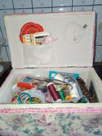 vintage naaidoos, ,tassen,theelicht, Ophalen of Verzenden, Zo goed als nieuw