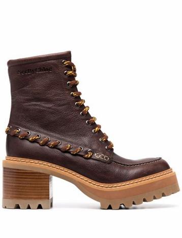 Prachtige veterboots, See by Chloé, 38 nieuw 395€