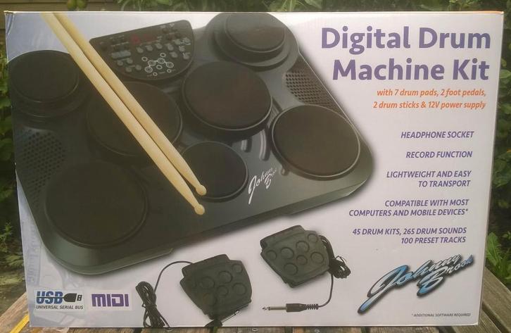 Drummachine Johnny Brooks JB-450, Muziek en Instrumenten, Percussie, Nieuw, Melodische percussie, Ophalen of Verzenden