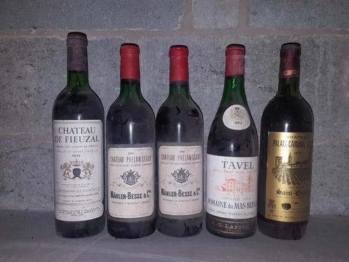 Vieux vins, Verzamelen, Wijnen, Gebruikt, Rode wijn, Ophalen of Verzenden