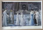 PAUL DELVAUX / LE TUNNEL / KLEUROFFSET / 69x100cm / SIG, Ophalen of Verzenden