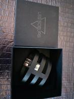 !nieuw! Leren zwarte armband 'les soeurs", Ophalen