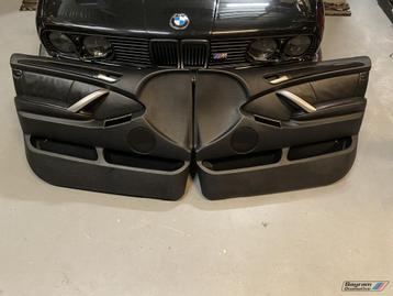 Bmw X5 deurpaneel links rechts zwart leder deurpanelen X5 m beschikbaar voor biedingen