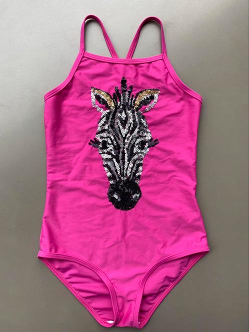 Roze badpak zebra M&S maat 140 NIEUW, Kinderen en Baby's, Kinderkleding | Kinder-zwemkleding, Nieuw, Badpak, Maat 140, Meisje