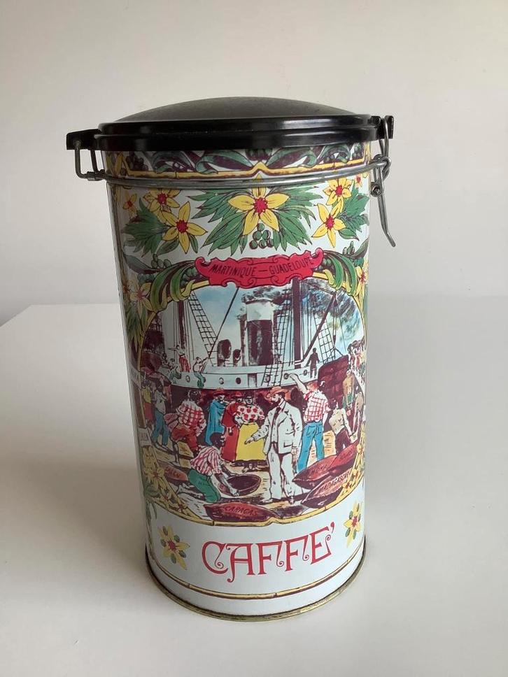 Leuk vintage blik Caffé - Consinni Bottanuco, Verzamelen, Blikken, Gebruikt, Koffie, Overige merken, Ophalen of Verzenden
