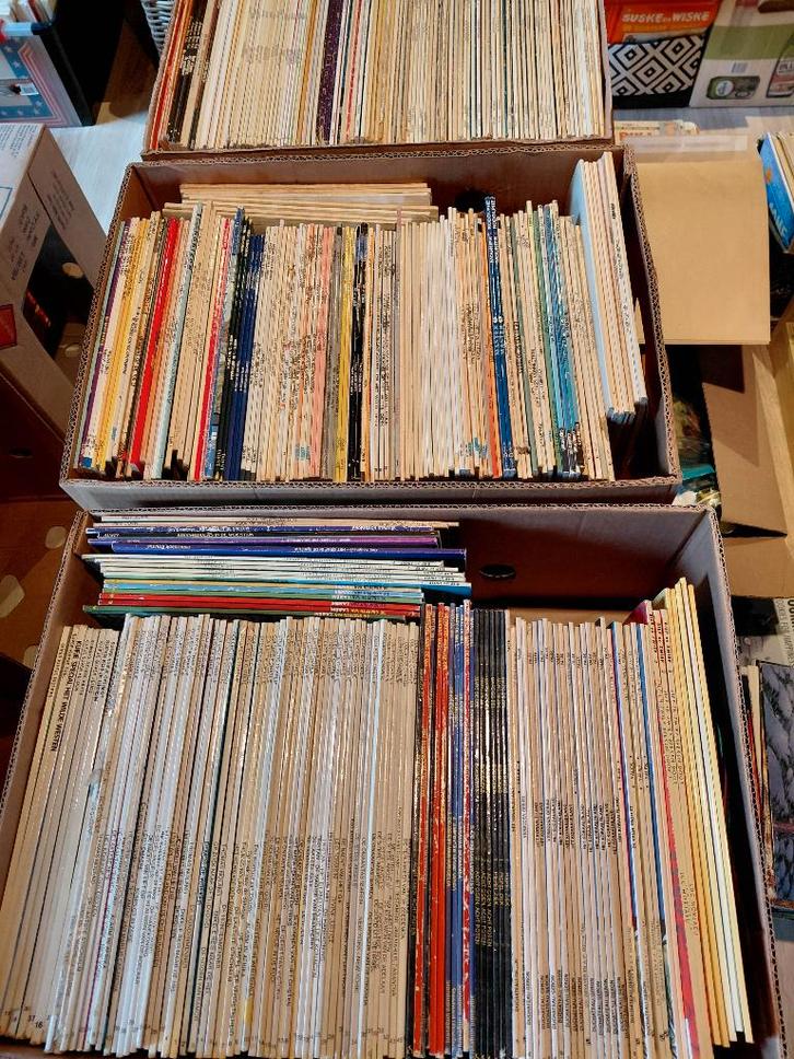 opruiming strips 7 dozen, Boeken, Stripverhalen, Gelezen, Meerdere stripboeken, Ophalen