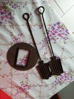 Double gaufrier en fonte  25€. Gaufrier fine galette 25€, Enlèvement