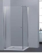 Douche van veiligheidsglas 87/87cm Hoogte 185cm, Doe-het-zelf en Bouw, Sanitair, Ophalen, Nieuw, Glas, Douche