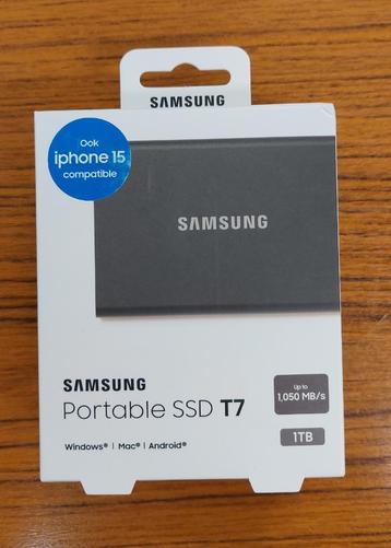 Externe SSD - Samsung T7 - 1TB beschikbaar voor biedingen