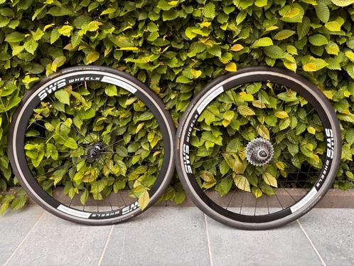 Aluminium wielset RCA 38 velgrem, Fietsen en Brommers, Fietsonderdelen, Gebruikt, Racefiets, Wiel, Ophalen