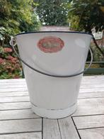 Twee vintage emmers, emaille, Ophalen of Verzenden