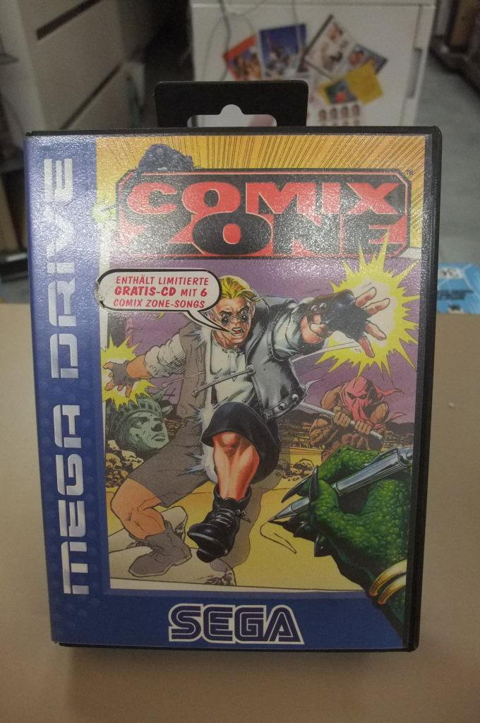 comix zone met muziek cd mega drive, Consoles de jeu & Jeux vidéo, Jeux | Sega, Comme neuf, Mega Drive, Combat, À partir de 16 ans