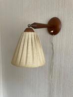 Vintage hangschemerlamp[je van hout, Ophalen, Gebruikt, Hout, Minder dan 50 cm