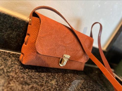 Handtasje Marie Méro - cognac - NIEUW, Handtassen en Accessoires, Tassen | Damestassen, Nieuw, Ophalen