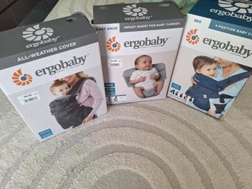 Porte-bébé ergonomique Ergobaby + nouvel oreiller pour bébé  disponible aux enchères