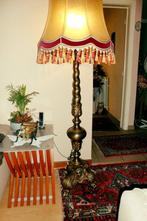 Prachtige Antiek zware bronzen staanlamp/lampekap, Ophalen