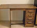 Vintage kleine bureau met uitklapblad, Huis en Inrichting, Bureaus, Ophalen, Gebruikt, Bureau