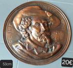 Koperen wandplaat Rubens, Antiquités & Art, Antiquités | Bronze & Cuivre, Enlèvement ou Envoi