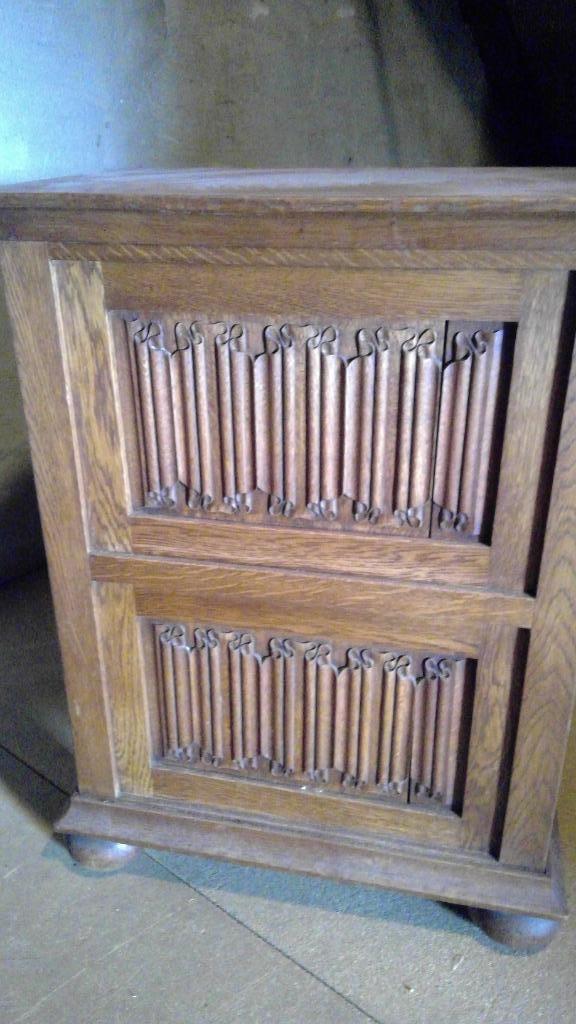 Eiken mooi bijzetkastje, Antiek en Kunst, Antiek | Meubels | Kasten, Ophalen