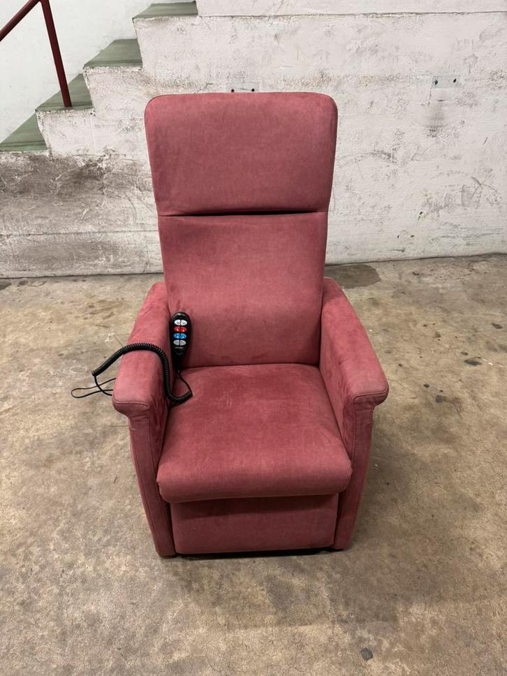 Relaxzetel – Elektrisch, Maison & Meubles, Fauteuils, Utilisé, Tissus, 50 à 75 cm, Moins de 75 cm, Enlèvement ou Envoi