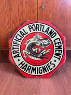 Ancien panneau d'affichage en ciment émaillé, Enlèvement ou Envoi, Utilisé, Panneau publicitaire