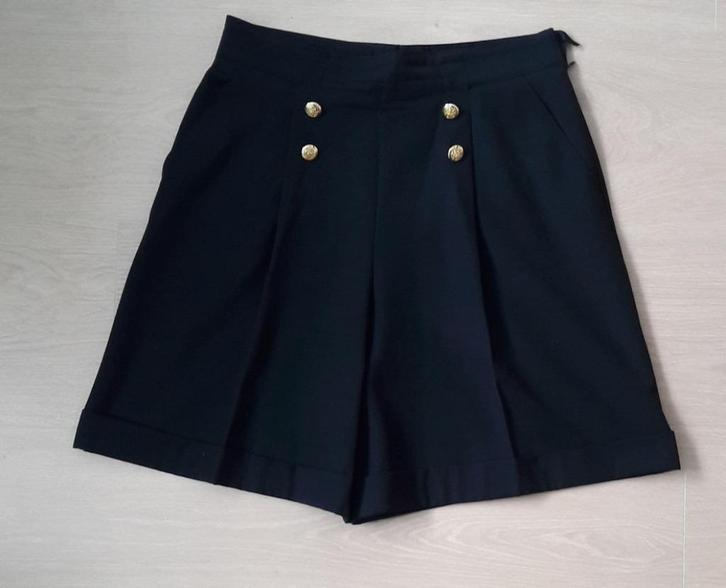 Culotte, Kleding | Dames, Broeken en Pantalons, Gedragen, Maat 42/44 (L), Blauw, Kort, Ophalen of Verzenden