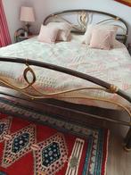 Bedframe ,180x200, grijs koper kleurig, Huis en Inrichting, Ophalen, Gebruikt