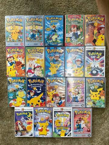 19 VHS cassettes van Pokemon