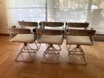 6 Vintage Rudy Verhelst stoelen, Huis en Inrichting, Stoelen, Ophalen, Gebruikt, Metaal, Mid-Century Modern