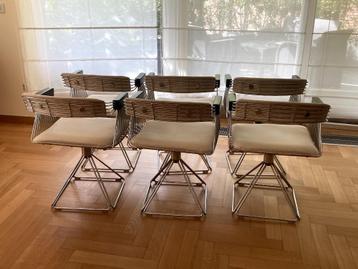 6 Vintage Rudy Verhelst stoelen beschikbaar voor biedingen