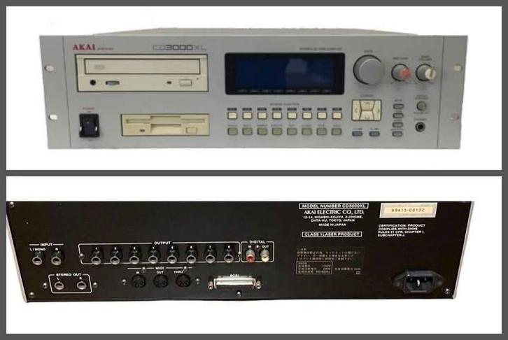 Akai CD3000XL – Professionele Stereo Sampler in topstaat!, TV, Hi-fi & Vidéo, Appareils professionnels, Audio, Enlèvement