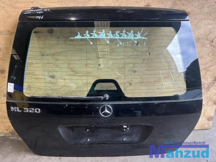 MERCEDES ML W163 Zwart 040 Achterklep achterdeur 1998-2005, Auto-onderdelen, Carrosserie, Achterklep, Mercedes-Benz, Achter, Gebruikt